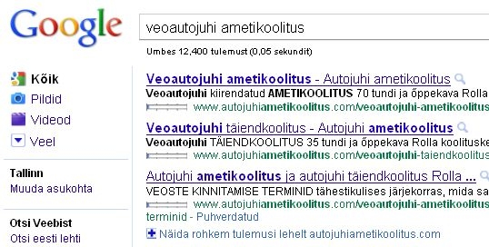 internetiturunduse eelised googles