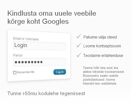 Kodulehe tegemine