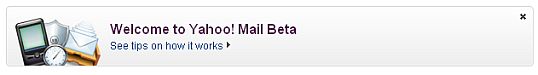 welcome to yahoo mail beta